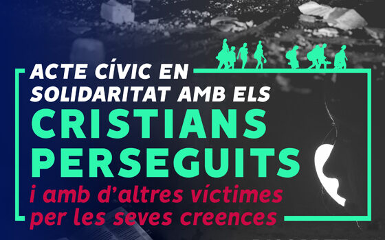 Acte cívic en solidaritat amb les víctimes de la persecució religiosa