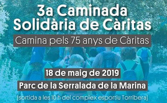 Càritas Barcelona celebra el seu 75è aniversari amb una caminada solidària