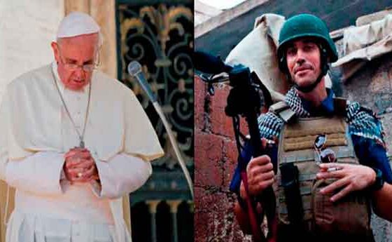 El Papa demana acabar amb la «violència sense sentit» durant la Missa per James Foley