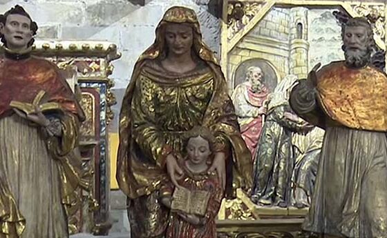 La catedral de Tortosa finalitza la restauració del retaule barroc de Santa Anna