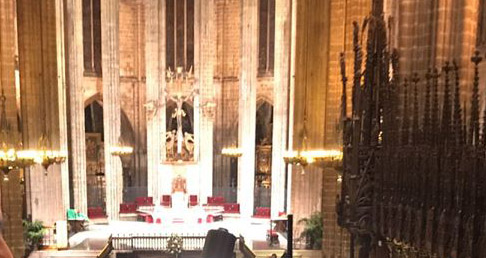 Missa des de la Catedral de Barcelona cada dia a les 19.15 hores