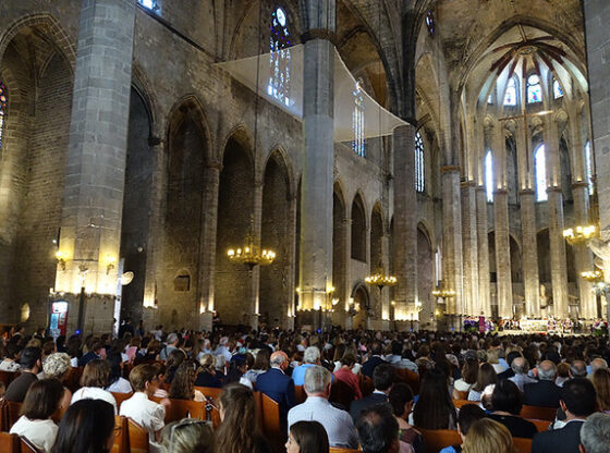 Missa funeral per la Teresa Cardona a Barcelona