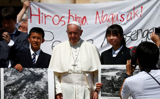 Papa Francesc: “L´ús de les armes nuclears és immoral”