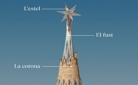 Últim pas abans de culminar la torre de la Mare de Déu