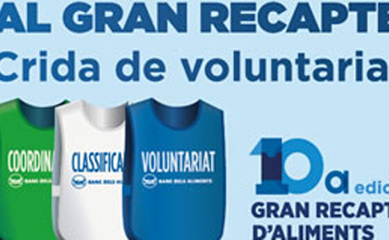 Última crida de voluntariat per al Gran Recapte d’Aliments a Catalunya