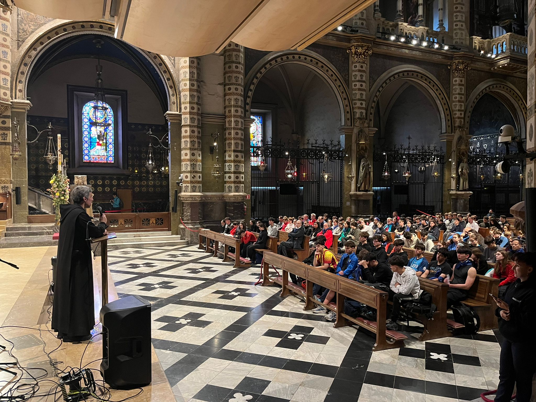 L’escola cristiana consolida el pelegrinatge a Montserrat