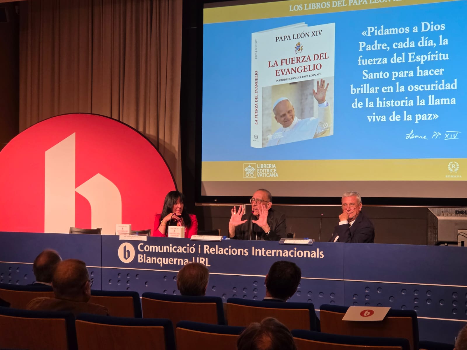 Presentació a Barcelona del llibre "La fuerza del Evangelio", un recull de les intervencions de Lleó XIV durant el seu gairebé primer any de pontificat